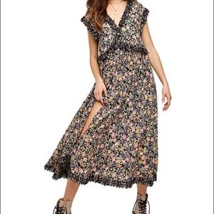 Free People Milania Midi Dress in Size XS